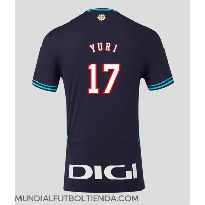 Camiseta Athletic Bilbao Yuri Berchiche #17 Segunda Equipación Replica 2025-26 mangas cortas Camiseta Athletic Bilbao Yuri Berchiche #17 Segunda Equipación Replica 2025-26 mangas cortas